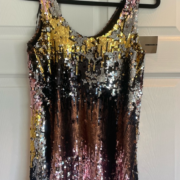 Zara Sequin Tank Top - Picture 6 of 7